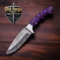 damascus Knives – Custom Damascus Fixed Blade Knife