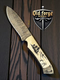 Custom Made Damascus Hunting Knives – Handmade & Durable