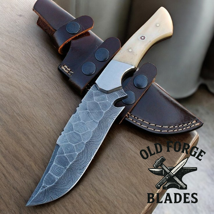 Handcrafted Damascus Knives – Razor Sharp Blade 11"