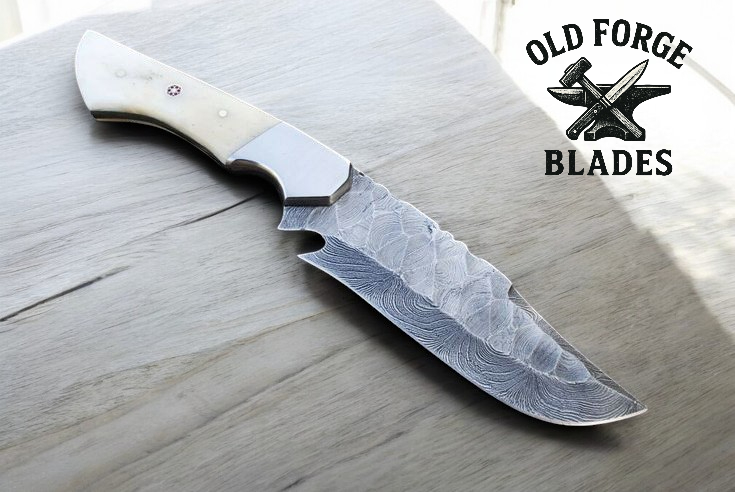 Handcrafted Damascus Knives – Razor Sharp Blade 11"