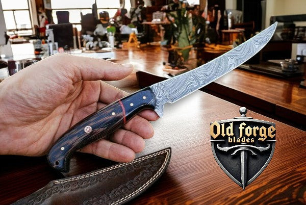 Handmade Damascus Fillet Knife 13” Full Tang